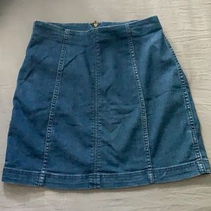 Free People Denim Skirt